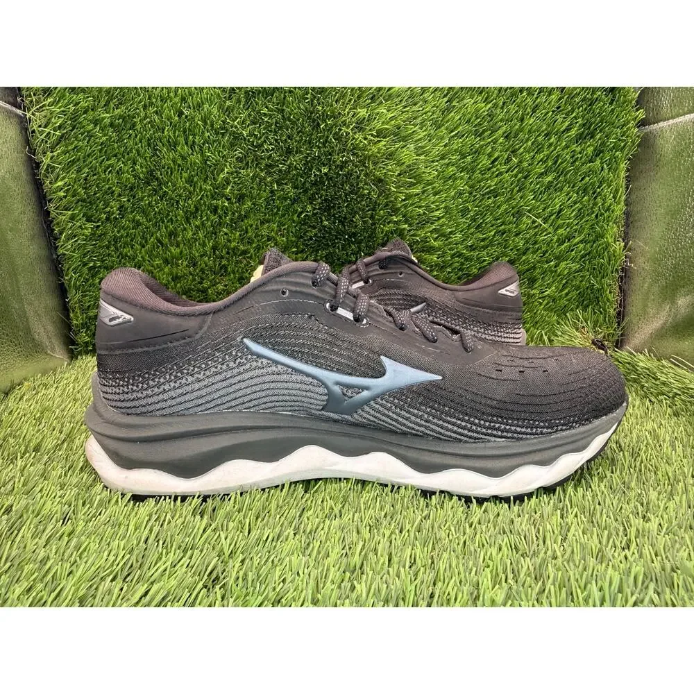 Mizuno Wave Sky 5 J1GD211252 Athletic Sneaker Women's 8D Black Mesh Gym Running